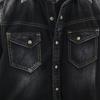 TMT made in Japan Langarm Denimhemd S schwarz Herren Gebraucht