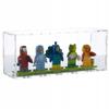 Display Case for 5 Lego Minifigures, Protects Against Dust and UV, Minifigures