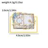 1pc Metal Hollow Bookmark High Quality Book Page Clip Reading Bookmark For Students Art Lovers