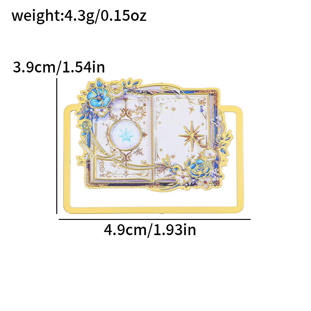 

Gothic Metal Bookmark Creative Vintage Book Clip Court Style Page Marker for Student Reader Book Lover Gift Stationery Supplies