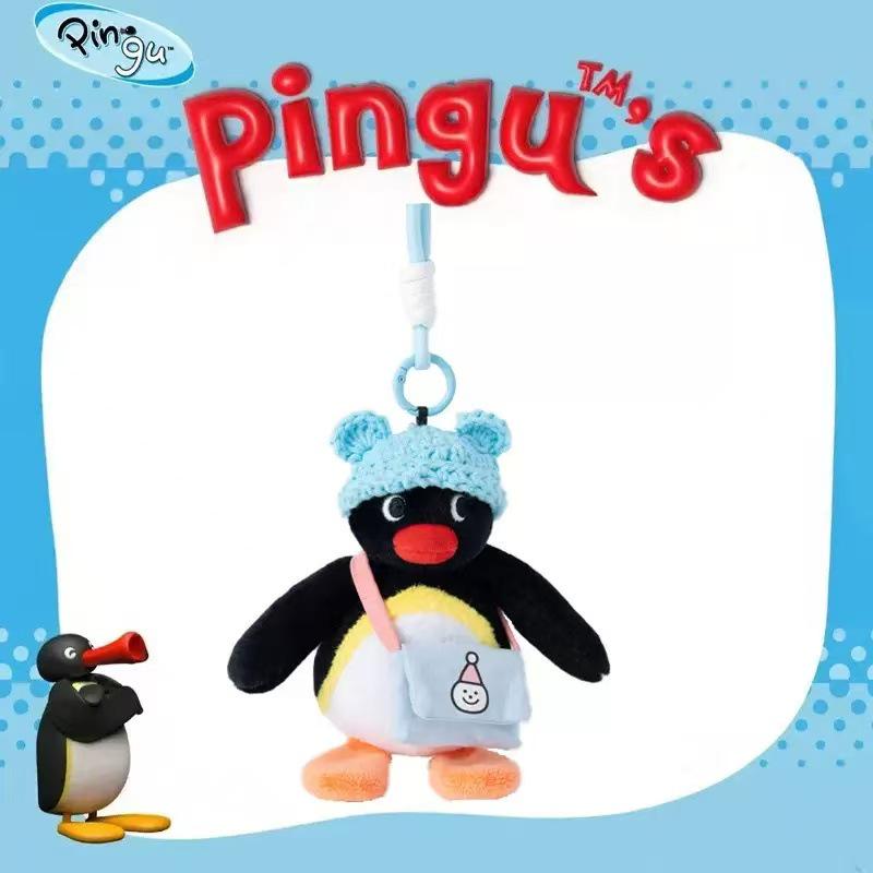 Portachiavi Peluche Pinguino Originale Bambola Ornamento per Zaini