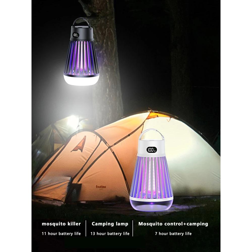 Electric Mosquito Lamp USB Charging Two-In-One Portable Mosquitoes Household Portable Outdoor Electric Shock Mosquito Killer