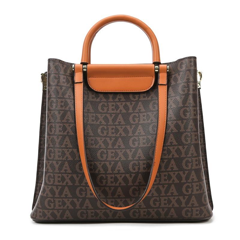 

Новые повседневные женские сумки, женская сумка-мешок большой вместимости, модная большая сумка с английским буквенным принтом, сумки на одно плечо для мам среднего возраста