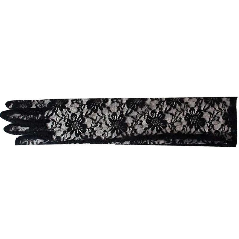 Fashion Lace Wedding Gloves Etiquette Sunscreen Gloves Long Sunscreen Gloves