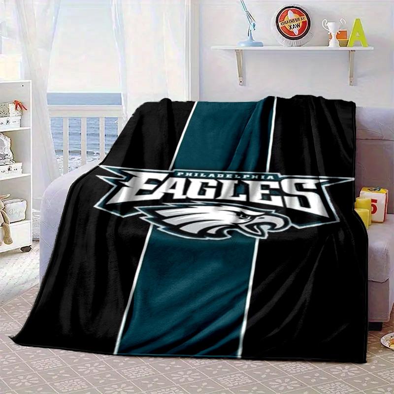 Philadelphia Eagles Portable Blanket/Soft Blanket Bedding Blanket Suitable for Travel Camping Living Rooms Offices Sofas Fan Gifts