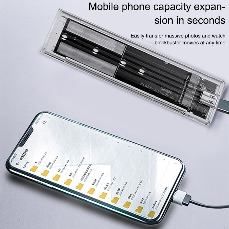 M.2 NVMe PCIe NGFF SATA Protokol Kılıfı Şeffaf USB Tip C 10Gbps PCI-E Şeffaf Harici Sabit Disk Kutusu Kılıfı Dizüstü Bilgisayar Telefon İçin
