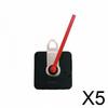 3 Packs Clock Movement Water Indicator Mechanism Kit Day Motor Adjustable Shaft for Various Dial
