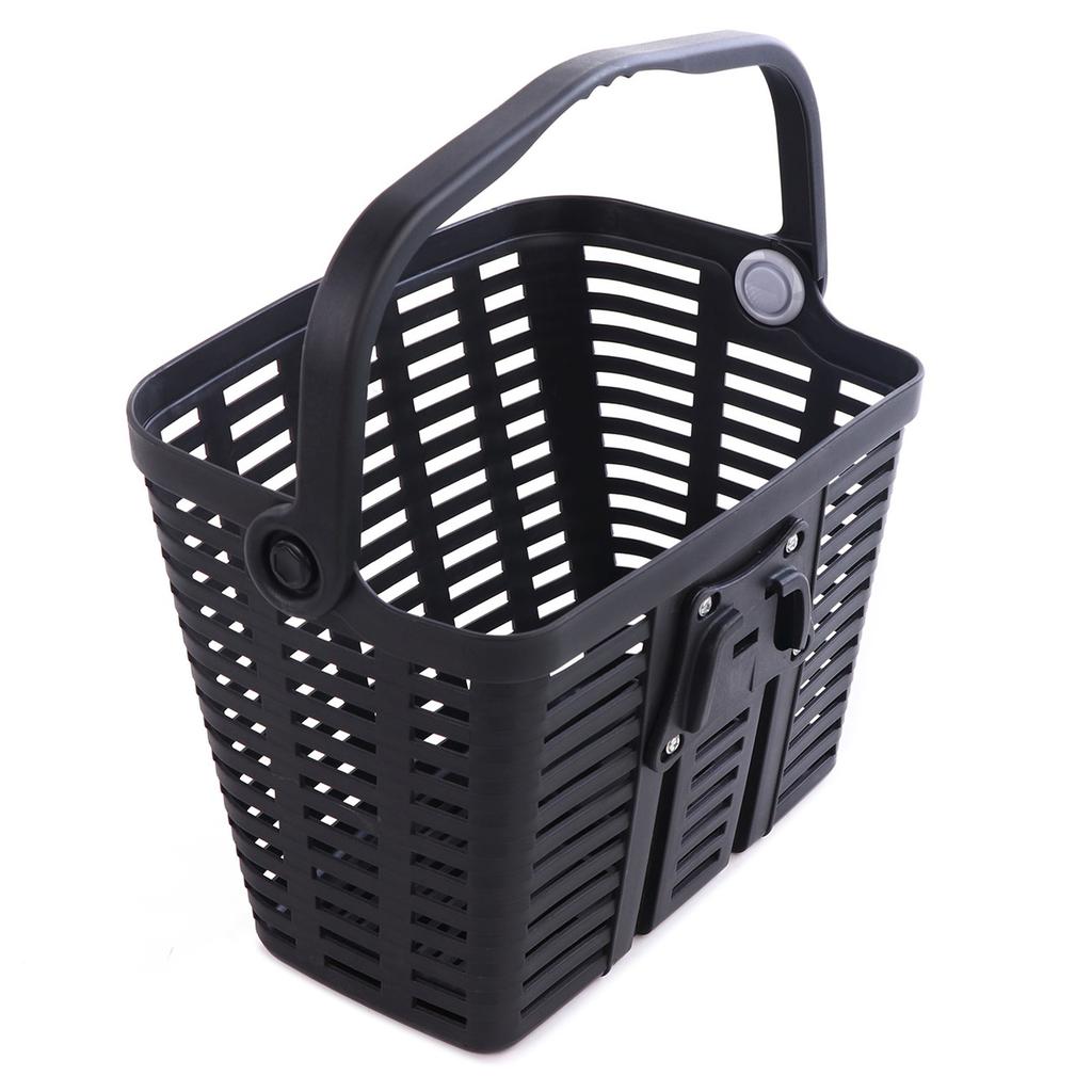 Plastic stuurfietsmand - zwart