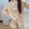 Wind Cartoon Plaid Short-Sleeved Pajamas Women'S Summer Short-Sleeved Shorts Loungewear Two-Piece Set