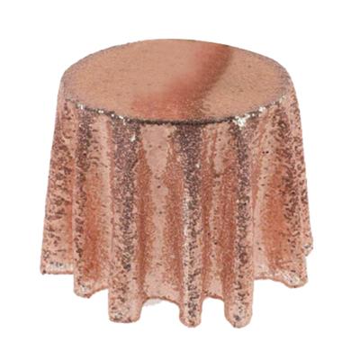 Glitzernder Runder Pailletten-Tischdeckenüberzug Hochzeits-Event-Partyzubehör