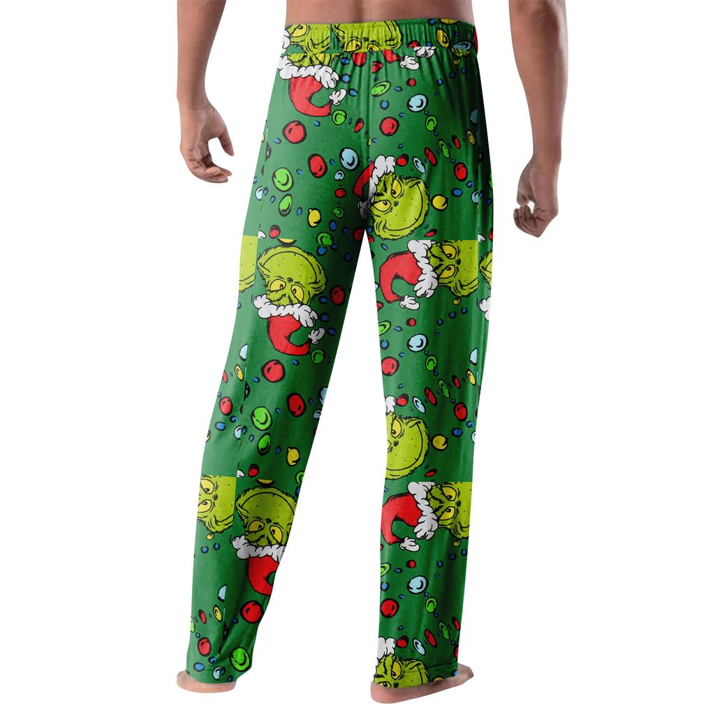 Pyžamové kalhoty Noční prádlo Ležérní Stahovací šňůrka Elastický pas Kalhoty Pohodlné Rovné Jóga Volné Kalhoty