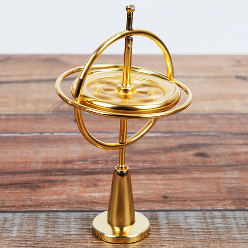 Metal Anti-Gravity Spinning Top Balancing Toy Desktop Gyroscope Physics Toy Educational  Training Gift
