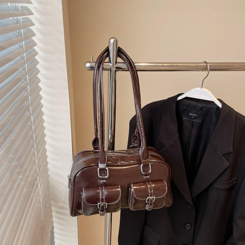 

Премиальная сумка с чувством, женская большая вместимость, новая весна и лето, досуговая нишевая сумка на одно плечо, подмышечная сумка-подушка