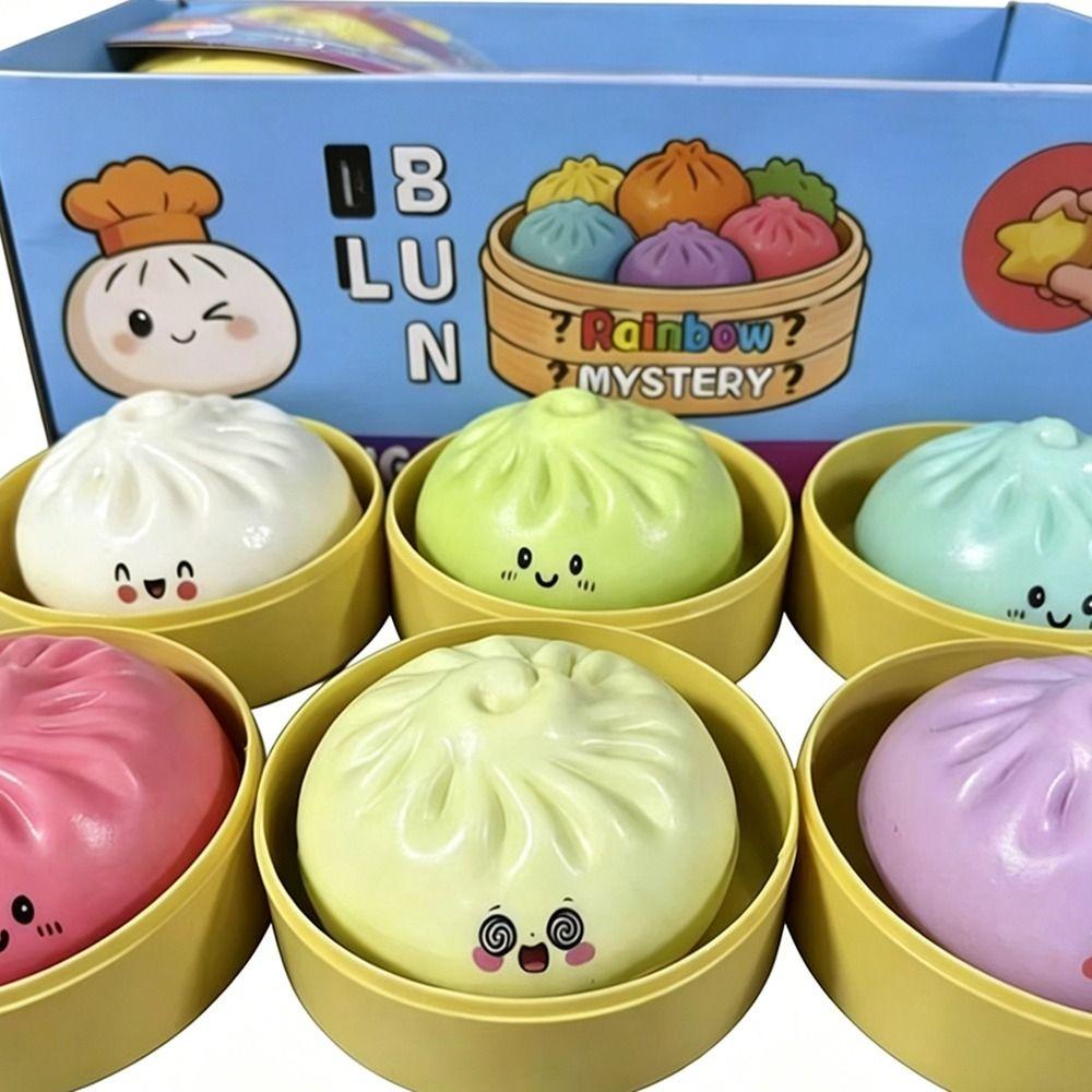 Glitter Dumplings Blind Box Squeeze Toy Stress Relief Sensory Ball  For Stress Anxiety Relief