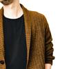 Men Sweater Cardigan Lapel Slim Leisure Single Breasted Solid Color Casual Cardigan for