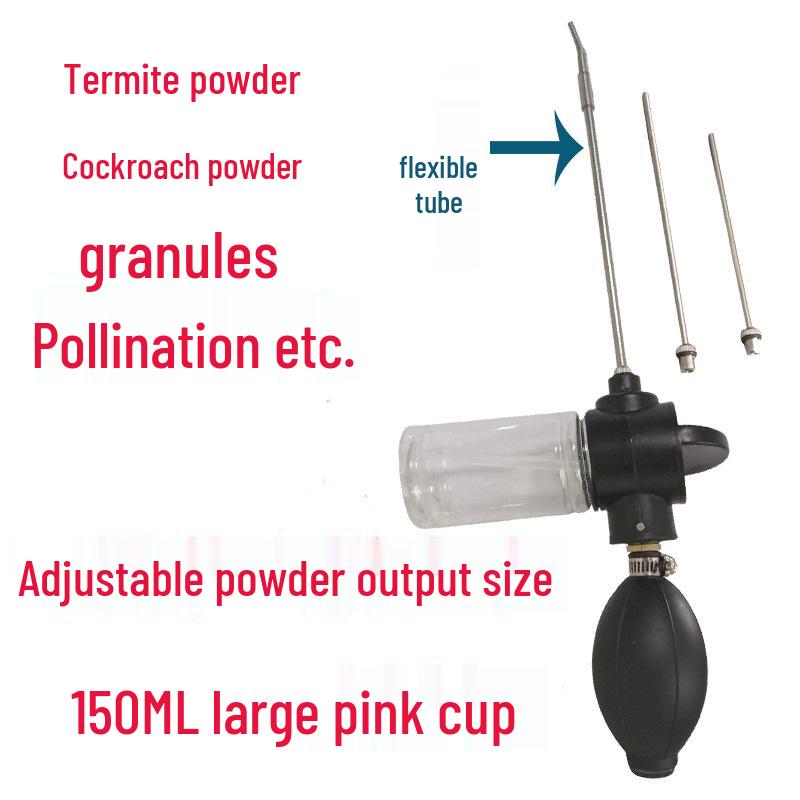 

150ml Adjustable Manual Powder Duster for Pollination and Pest Control