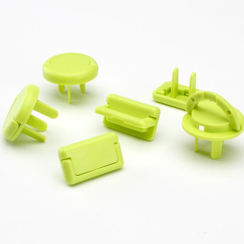 6pcs/set Outlet Cover US UK EU Baby Safety Electric Socket Protection Child Safety Outlet Covers Baby Proof Plug Socket Protector