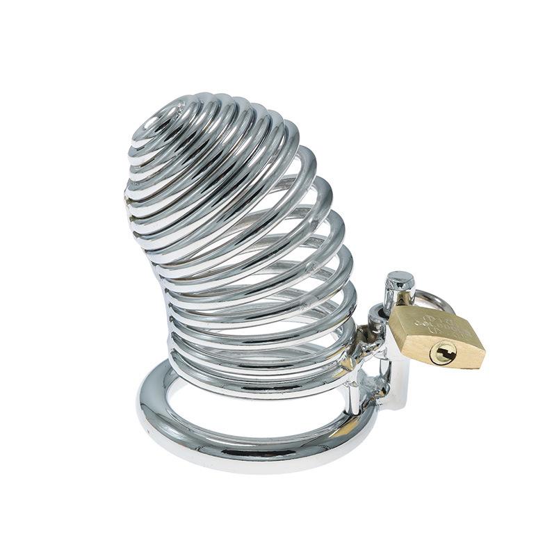 Metal Chastity Lock for Men Wear CB Chastity Device Penis Lock Cage SM Sex Tools for Adults
