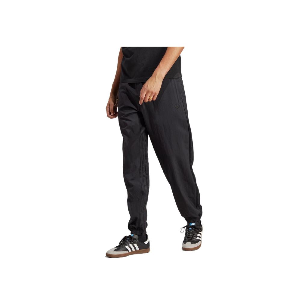 Adidas Originals Blue Version Series Solid Color Casual Cuffed Sweatpants Men Bottoms Black IA2454