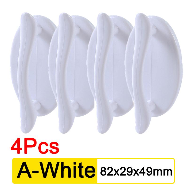 4/1PCS Household Handle Door Window Punch-free Self Adhesive Handle Wardrobe Pulls Handle Window Cabinet Drawer Furniture Decor