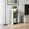 Plant Stand 2 pcs Concrete Grey 30 x 30 x 60 cm Engineered Wood