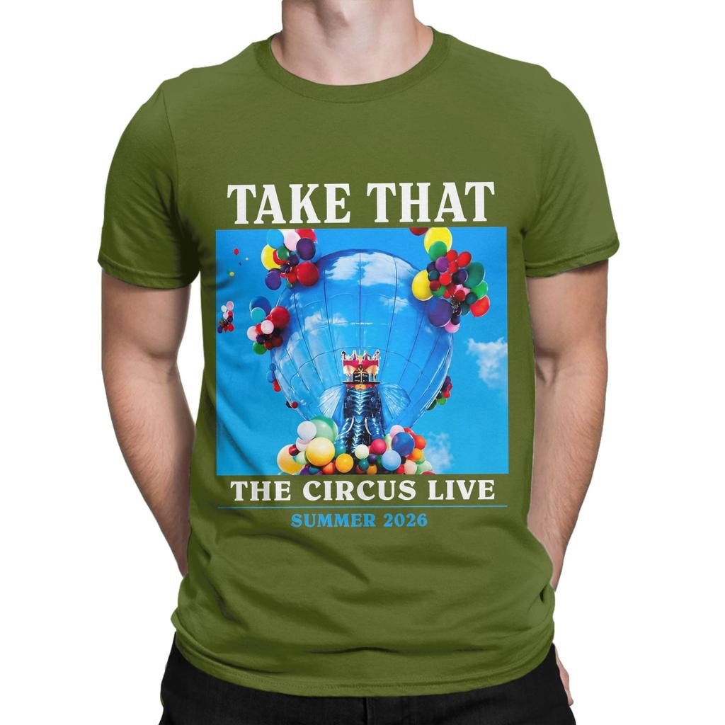 Unisex Unisex New Arrival Take That The Circus Live Tour 2026 T Shirt Tee Pure Cotton Tshirts Clothing