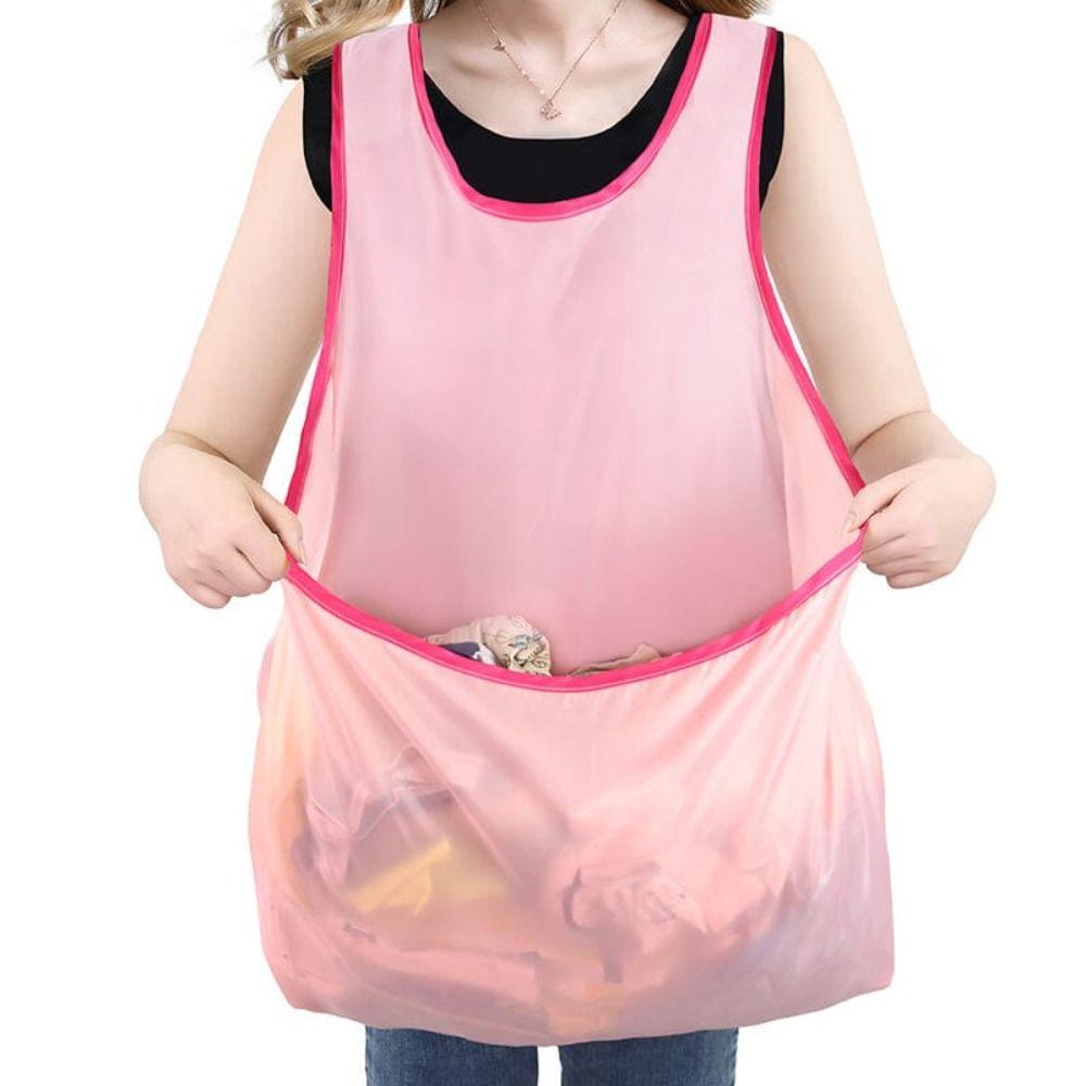 Clothes Drying Tools Portable Clothes Drying Apron Water Proof Matching Apron Wet Laundry Apron