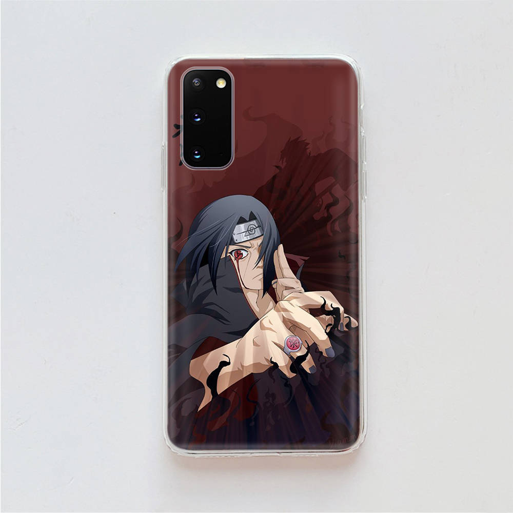AD89 Naruto Itachi Clear Case for Samsung A04 A14 A23 A34 A54 M23 M33 M52 M53 Realme 10 9 C30S C35 C55 VIVO Y02 Y21 Y33S Y51 X80 V25 Cover