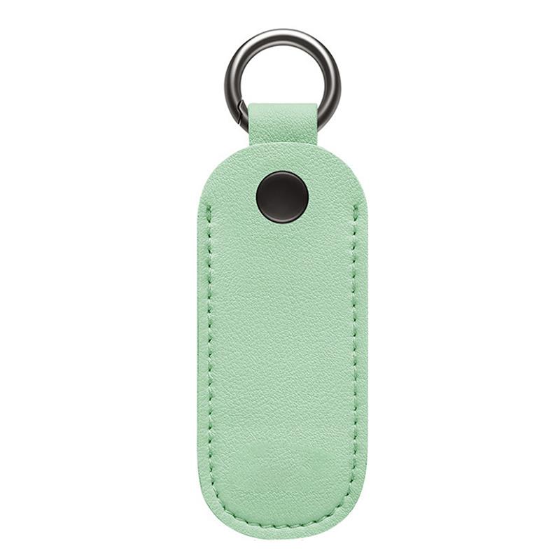 Leather U Disk Pouch Key Ring Holder Usb Flash Drive Storage Bag Pendrive Protective Cover Memory Stick Case