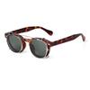 Vintage Rivet Tortoise Small Round Blue Light Glasses Men Women Classic Clip on Sunglasses PS22713