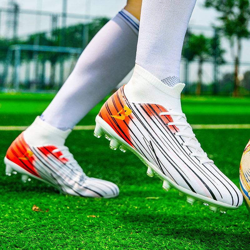 2024 Pánské fotbalové boty velké ultralehké kopačky Chlapecké tenisky Protiskluzové AG/TF Kopačky Kotníkové boty Unisex