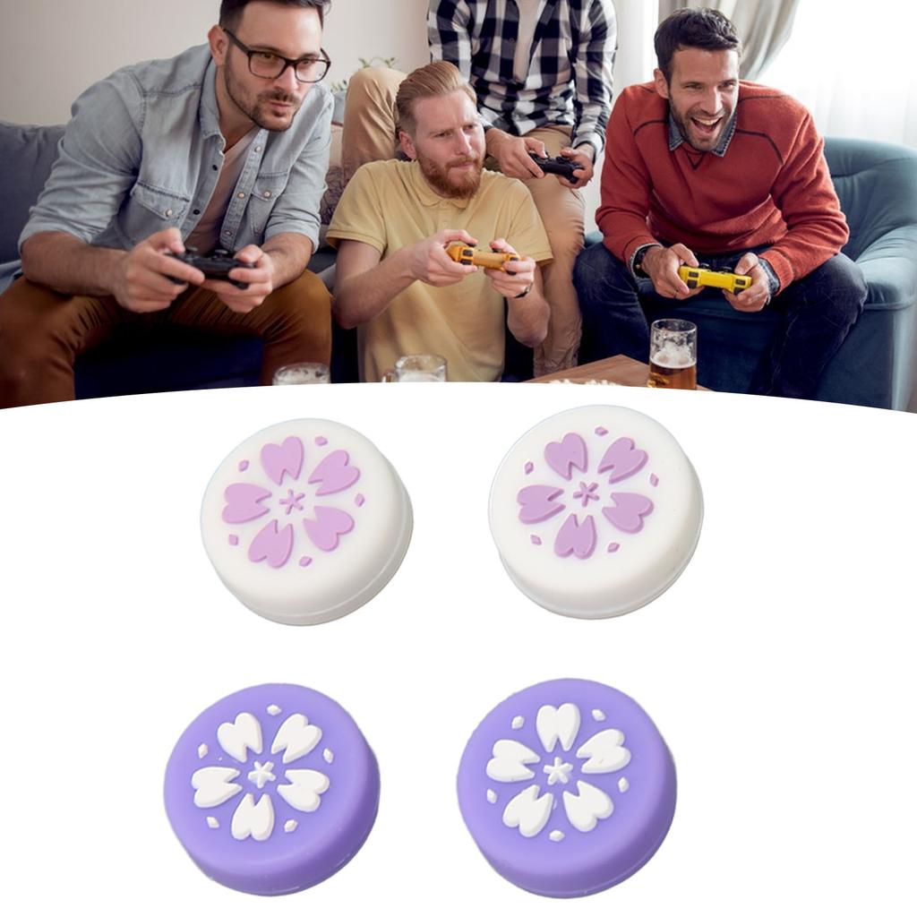 4Pcs Thumb Grip   for   Soft Silicone Prevent Slip Replacement Joystick   Thumb Stick   for   Lite