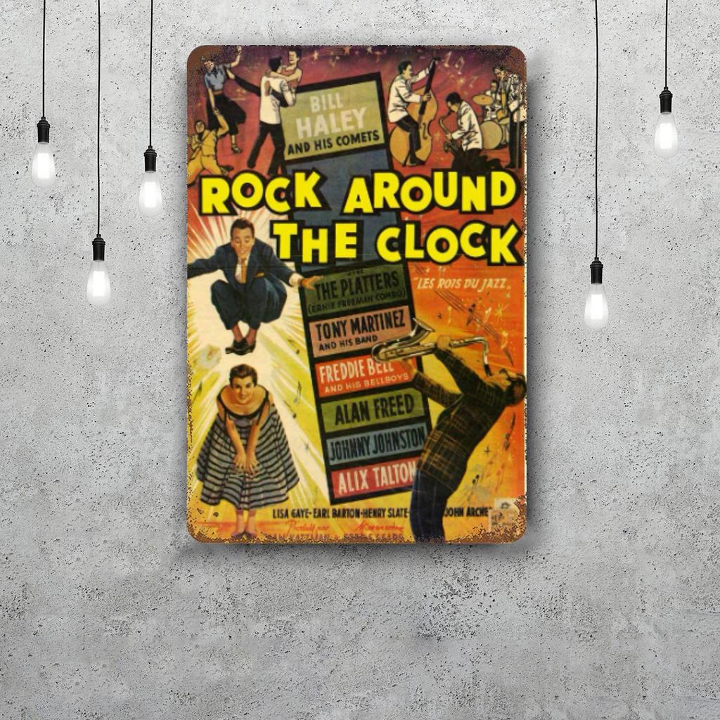 Bill Haley Retro Vintage Tin Sign Poster Decorative Plaque Metal Plate Wall Decor