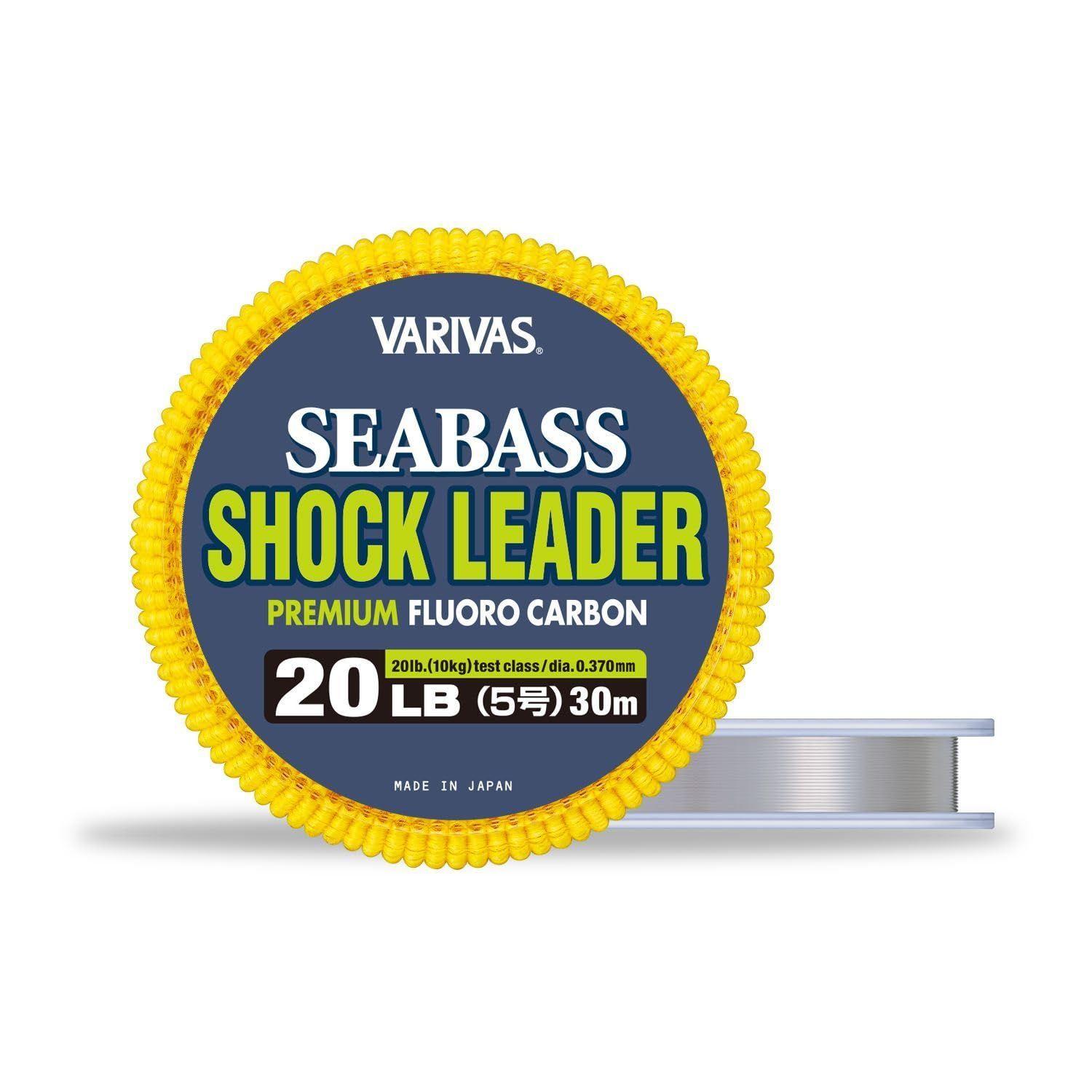 Used New MORRIS Shock Leader Varivas Seabass Fluorocarbon 30m 10kg 20lb Natural