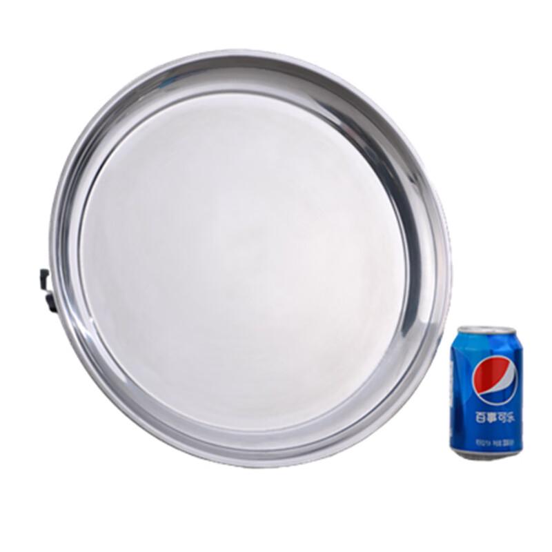 Qianhua Zhike Stainless Steel Deep Round Dinner Plates