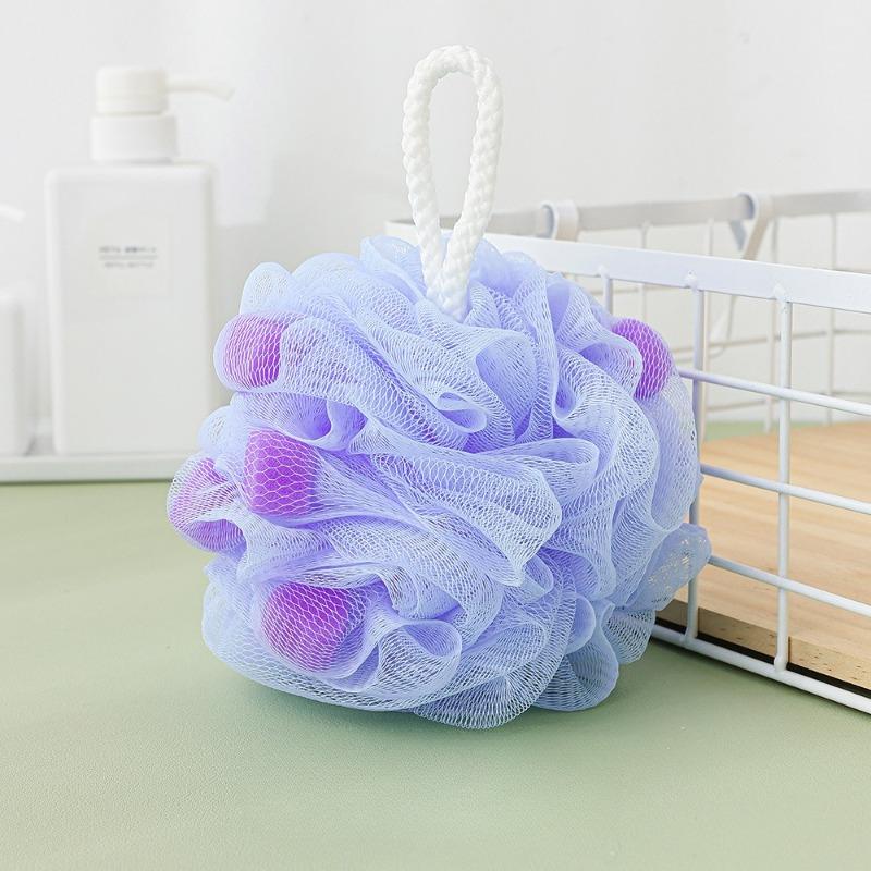 Shower Ball - Non-dispersive Sponge Bathing Towel with Large Soft Sponge for Back Massage Ultimate Bathing Tool Shower Ball