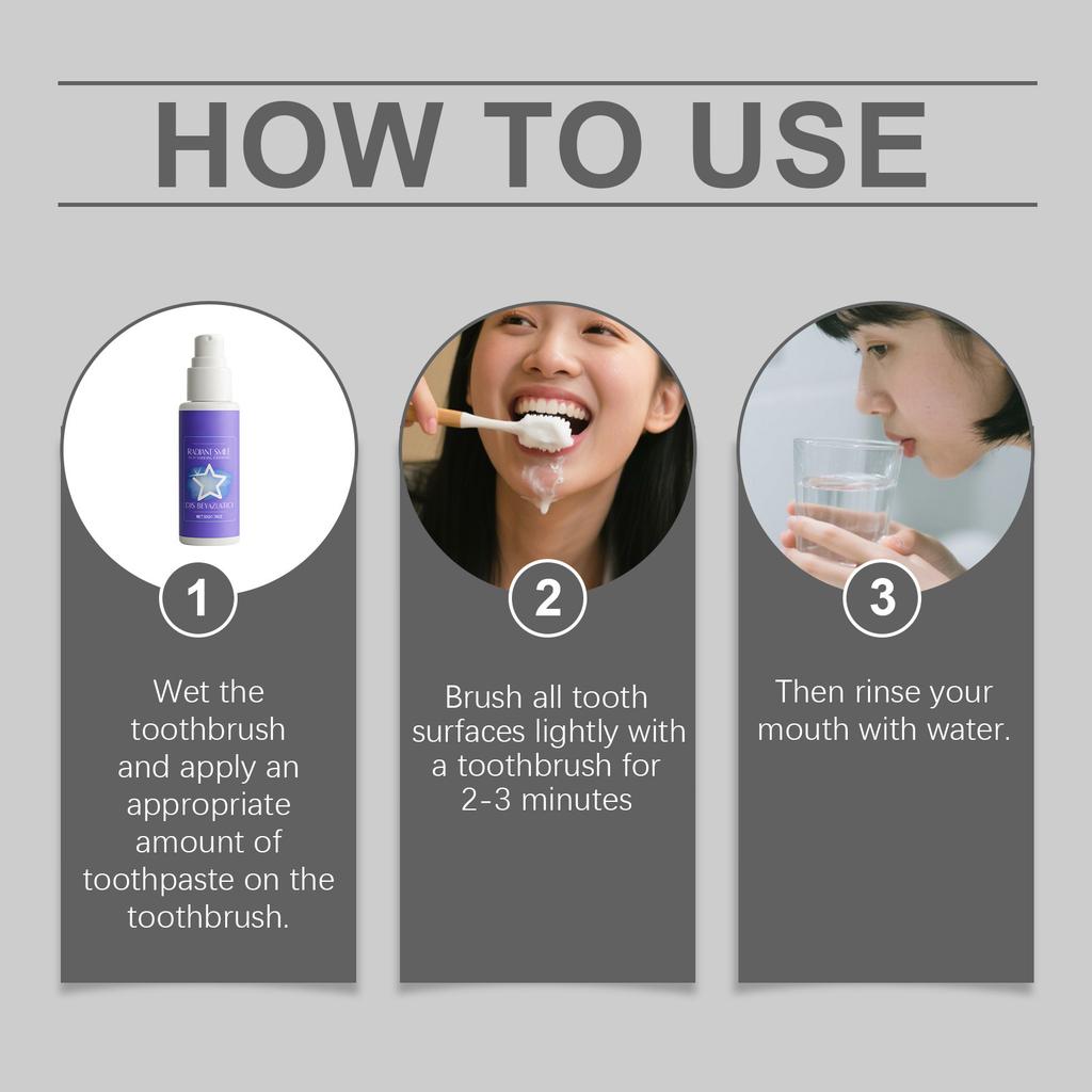 Teeth Whitening Toothpaste Oral Health Reduce Bad Breath, Keep Teeth Fresh, Oral Care Toothpaste Toothpaste