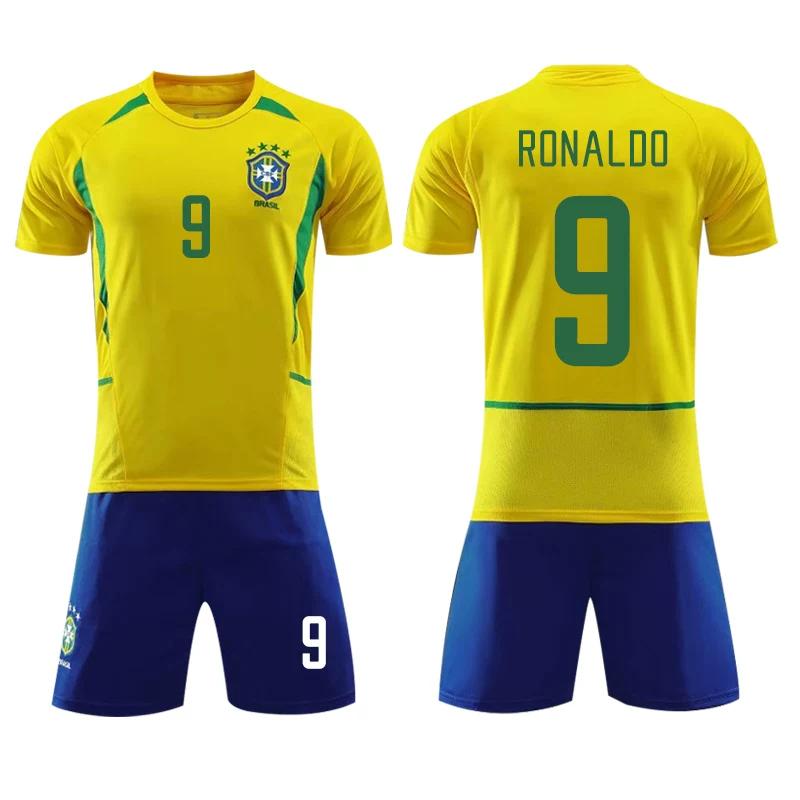 2002 Brazil Jersey #9 XXL