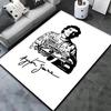 Ayrton Senna Carpet Rug for Living Room Bedroom Home Sofa Decoration,Kids play Nonslip Floor Mat