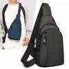 Men's breast bag New outdoor sports bag Portable storage bag Casual outdoor commuting fashion chest bag