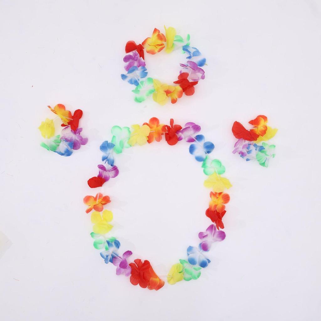 Hula Dance Set with Performance Props - Hawaiian Seaweed Skirt for Parties and Events