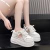 Platform White Shoes Women's Autumn New Small Height Increase Sports and Leisure Shoes High-end Board Shoes Women