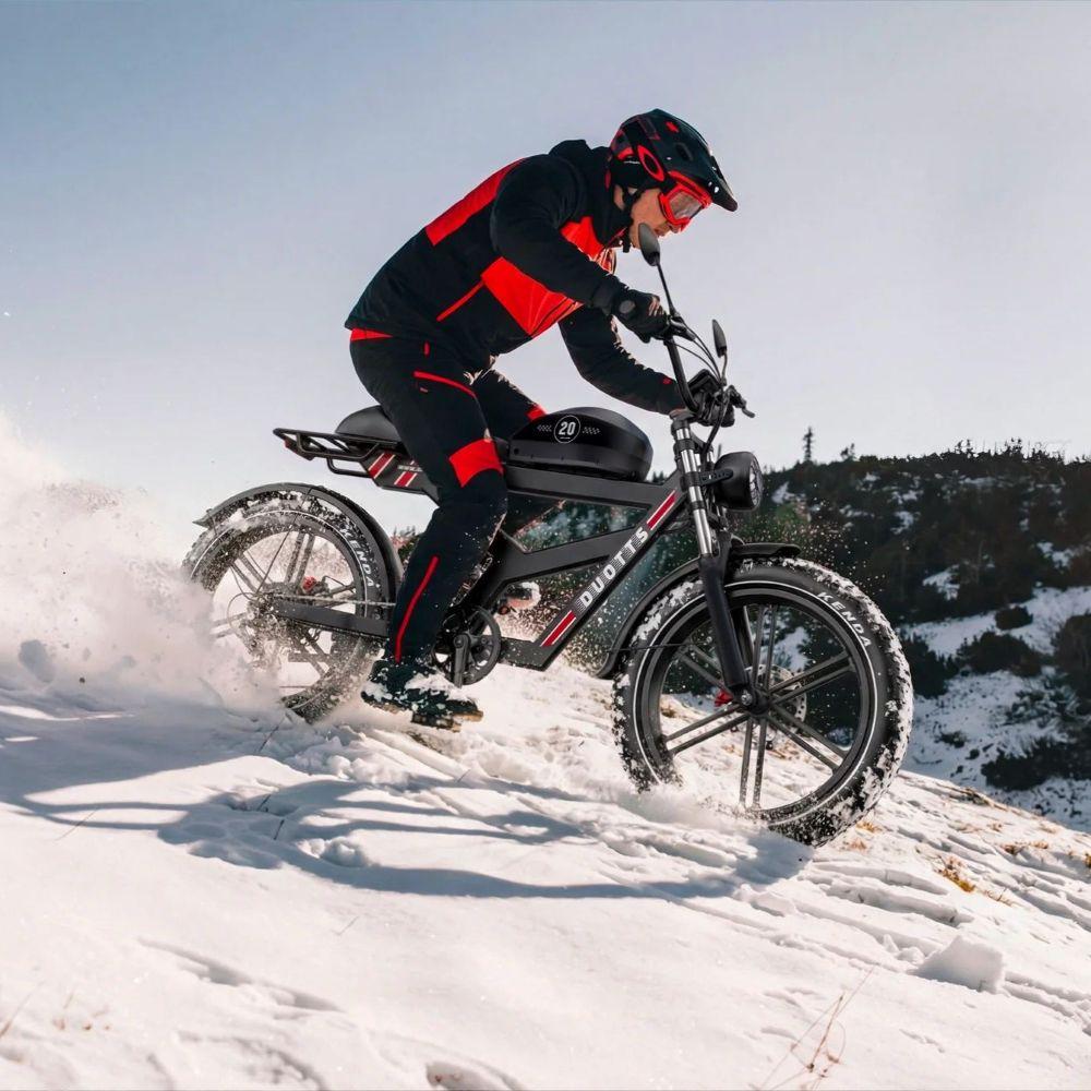 Elektrofahrrad Duotts F20, 750W Motor, 52V 27AH Akku, Höchstgeschwindigkeit 40 km/h, Reichweite 140 km, 20x4.0 Zoll Reifen
