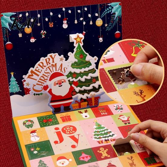 Christmas Countdown Gift Box Advent Calendar 2026 for Girls, DIY Bracelet Making Kit with Holiday Party Jewelry Supplies 24 Days of Charms And