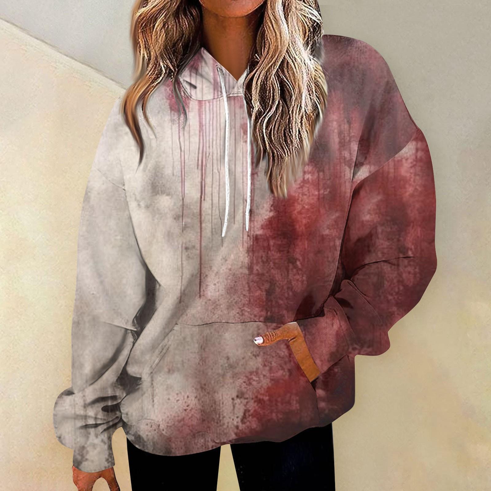 Женская модная толстовка с принтом — фото 7