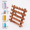 30-axis Wooden Shelf Folding Spool Rack Sewing Thread Wax Thread Bobbin Thread Storage Wire Rack