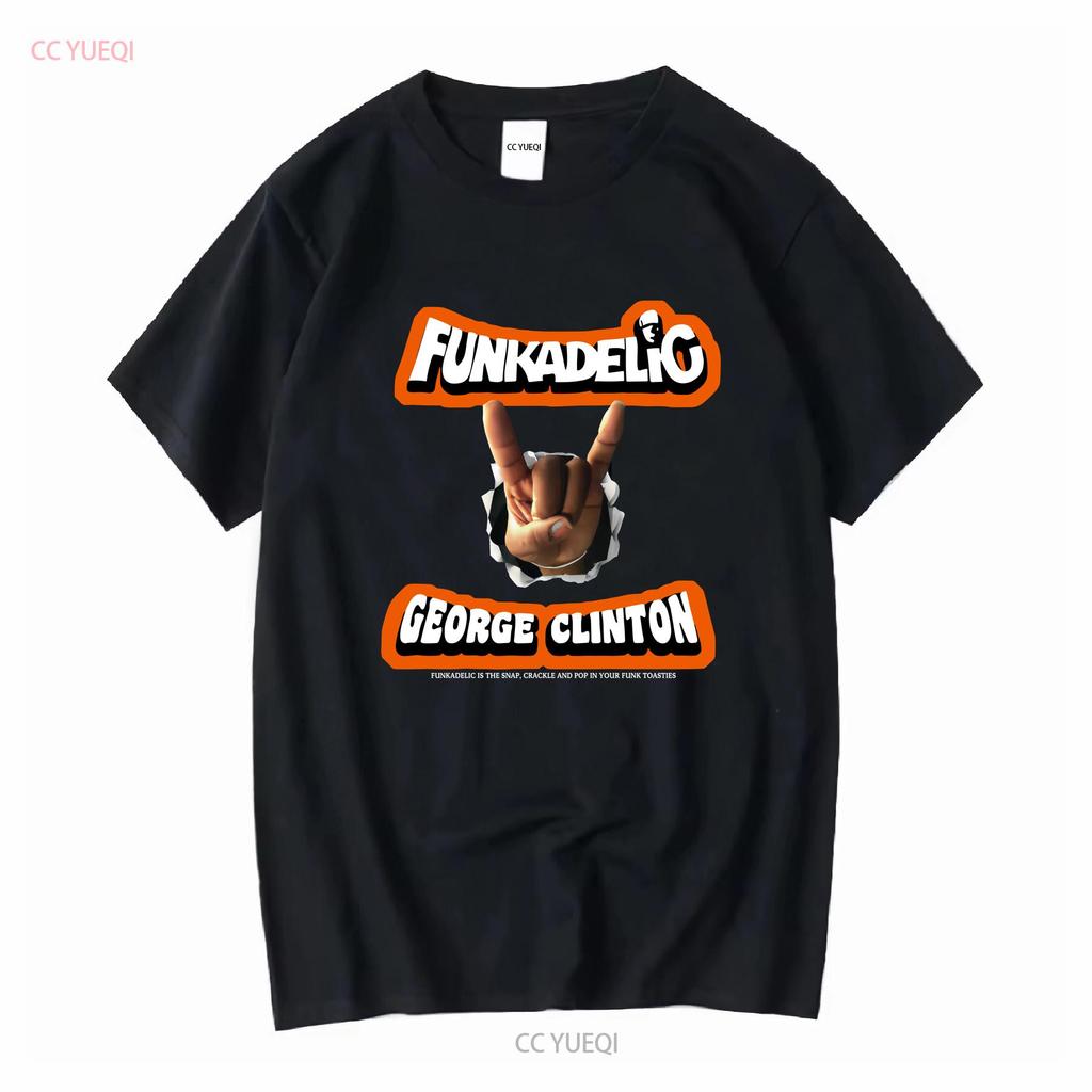 George Funkadelic Clinton T Shirt vintage Washed Versatile Unisex Comfortable Top For Everyday Wear graphic fashion