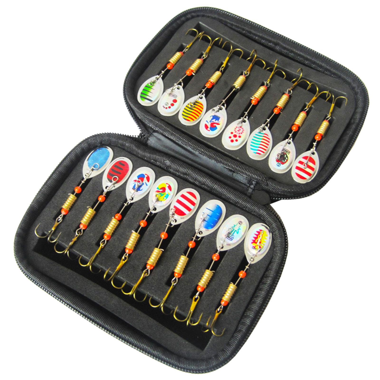 

16Pcs Fishing Spoons Lures Sequins Baits Casting Fishing Lures Baits Fishing Lures Spinner Baits Metal Spoon Fish Lures