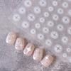 Naklejka na paznokcie Ultracienka Samoprzylepna Mocna Przyczepność Kreatywny Kształt Łatwa w Aplikacji Papier Ozdobny Paznokieć Samoprzylepny