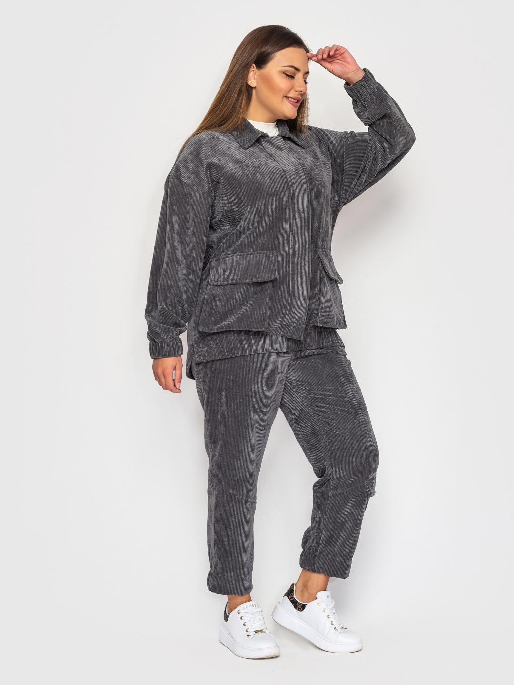 

Костюм брючний Бероль Luzana 4XL сірий